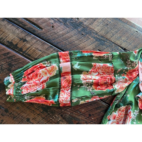 Farm Rio for Anthropologie  Elinor Floral Tunic Dress Size Medium - Picture 6 of 12
